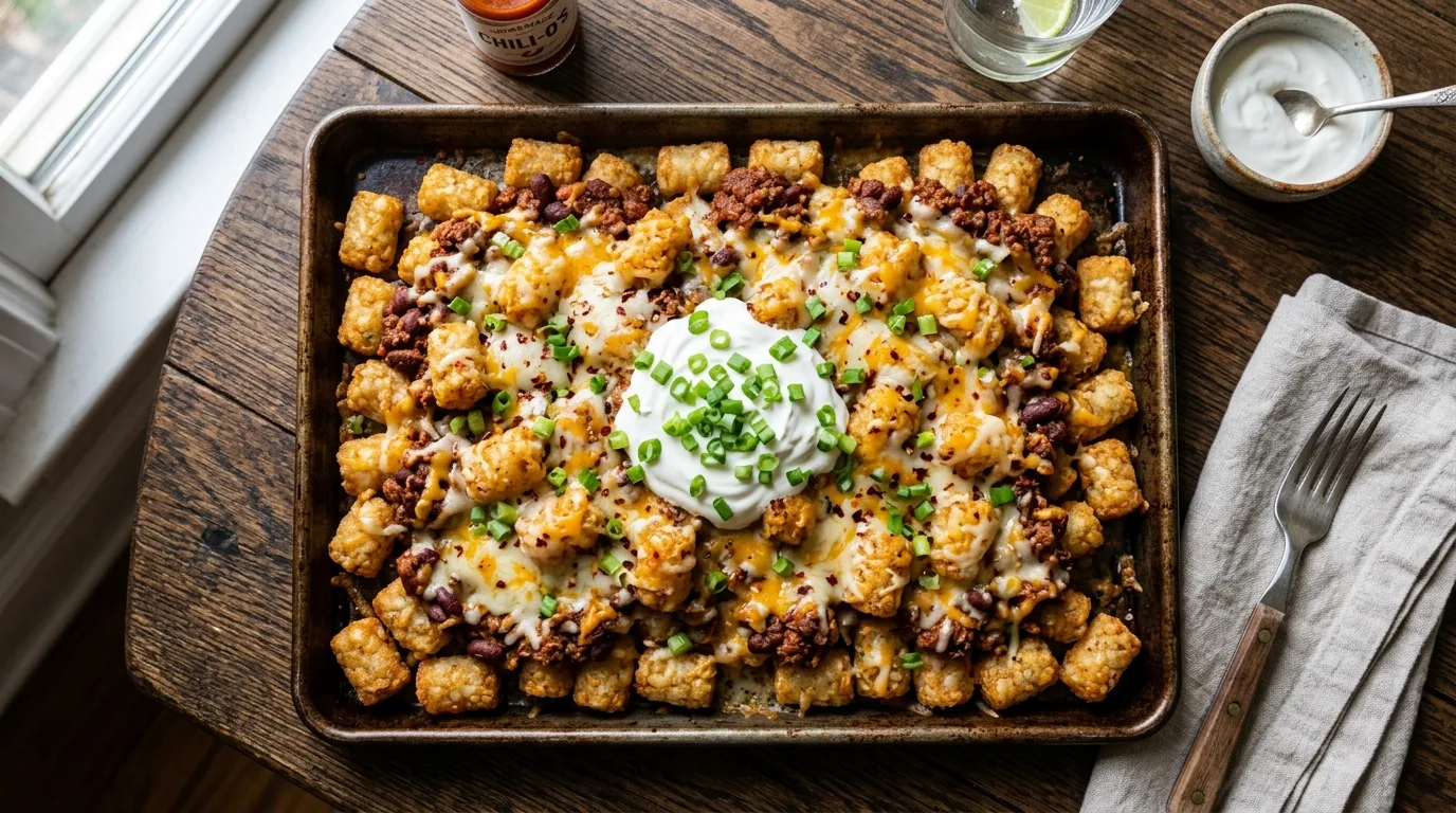 Chili Cheese Tots