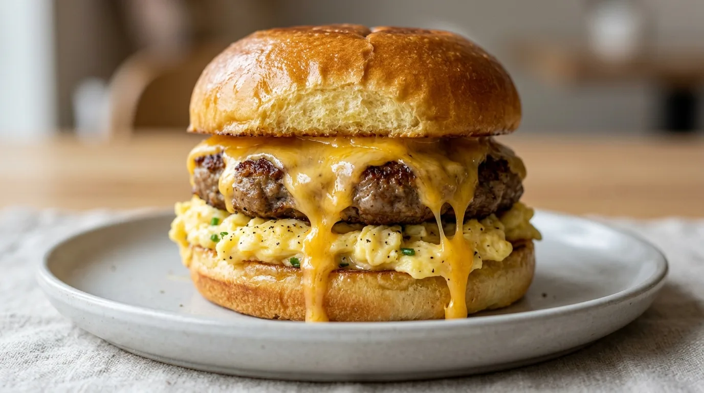 Sausage, Egg & Cheese Toaster