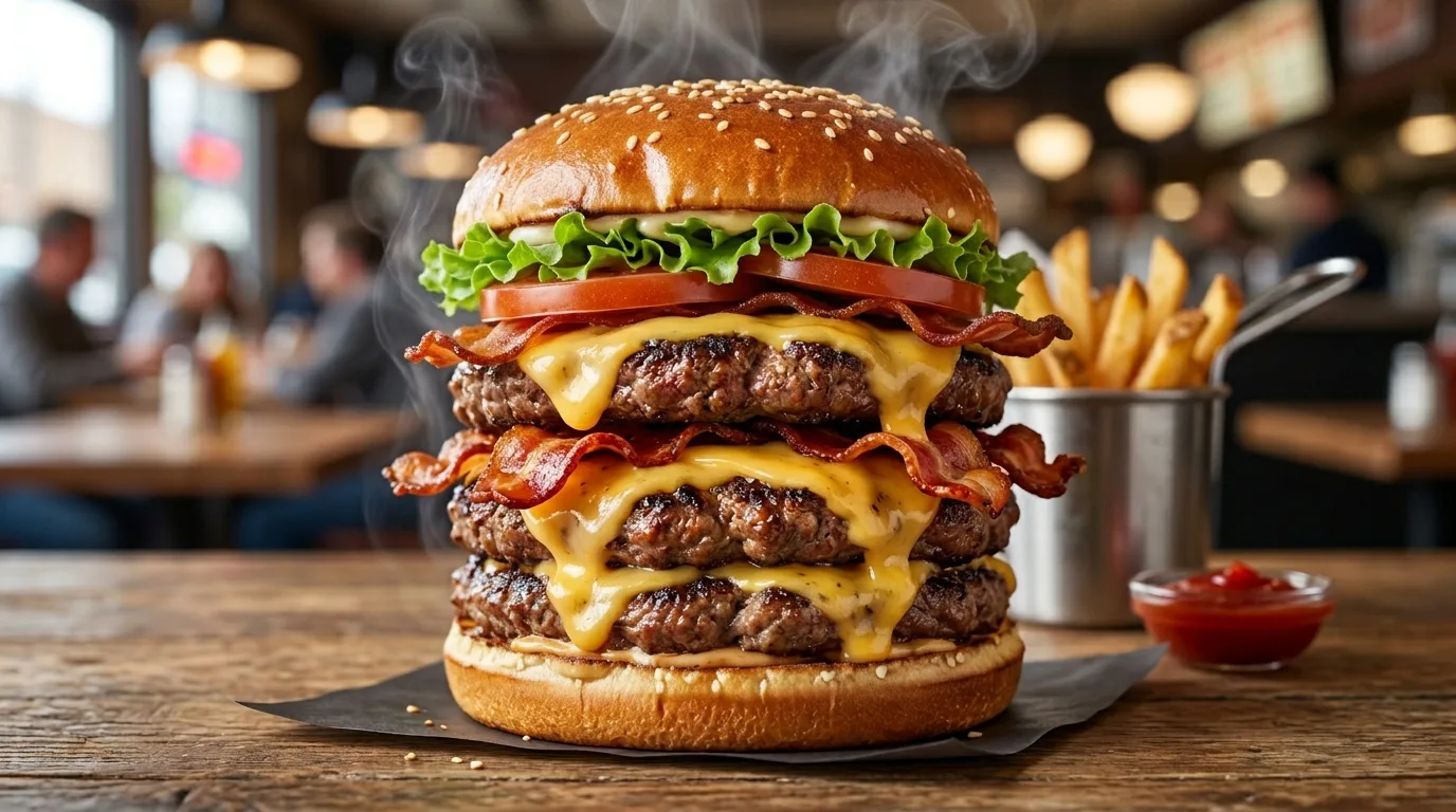 Bacon Double Cheeseburger