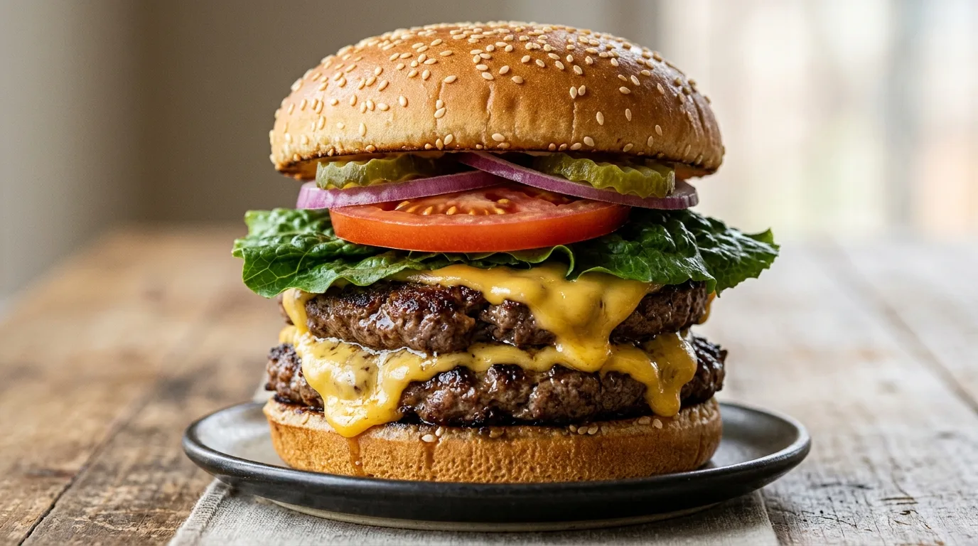 SuperSONIC Double Cheeseburger