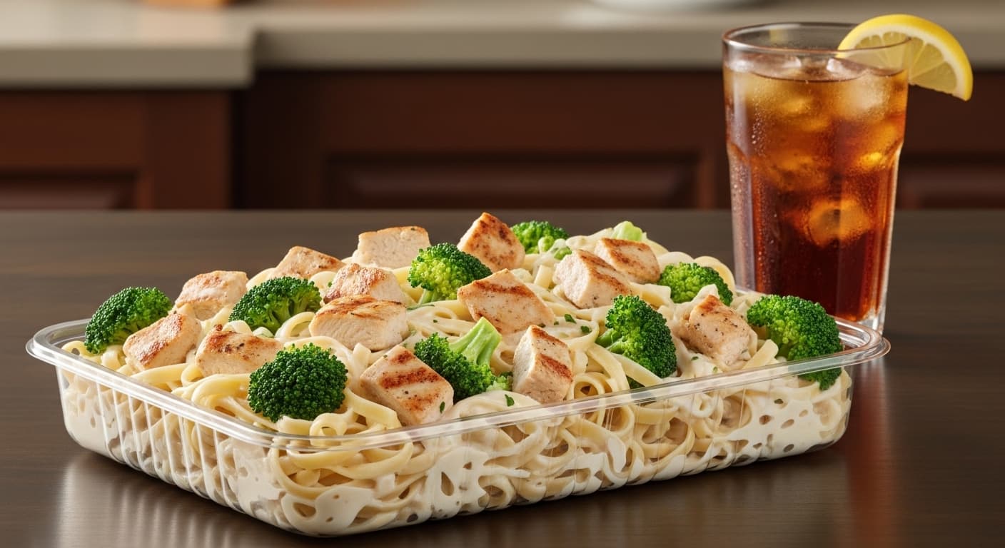 Classic Broccoli Chicken Alfredo Tray