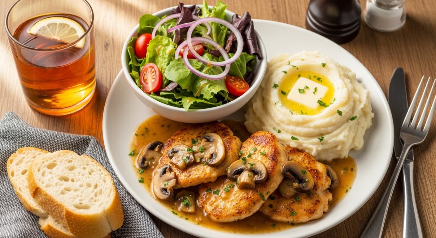 Chicken Marsala Lunch