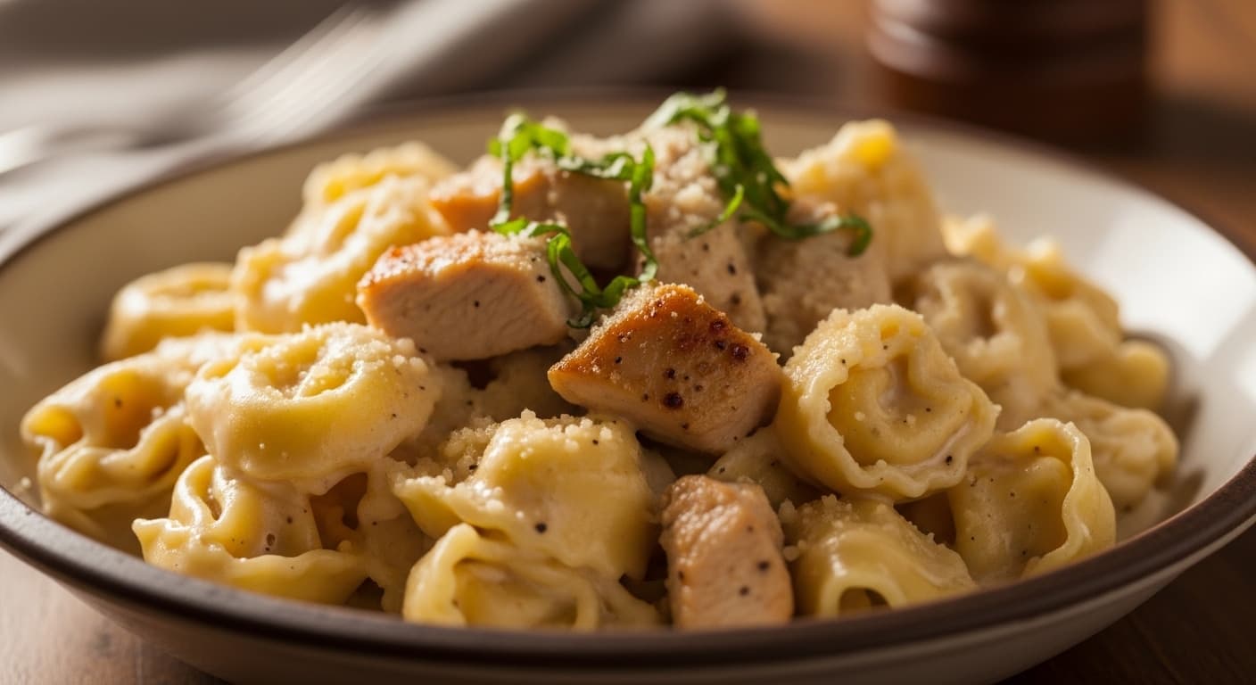 Chicken Tortelloni Alfredo