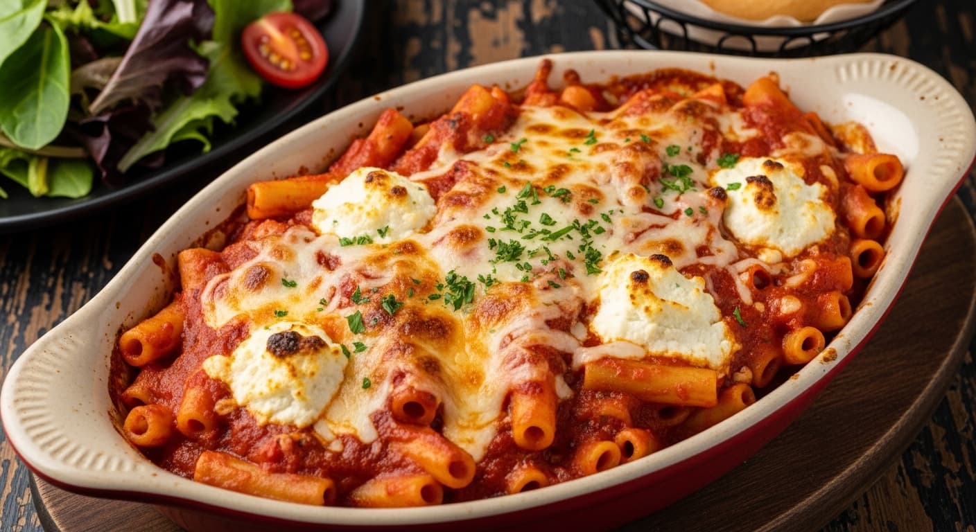 Five Cheese Ziti al Forno Lunch