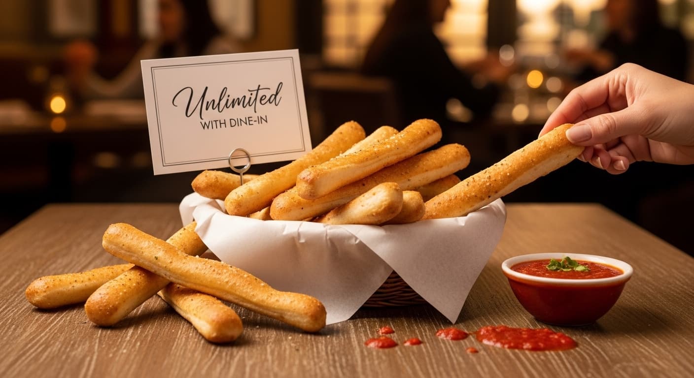 Breadsticks (Unlimited with Dine-In) at Olive Garden - Included