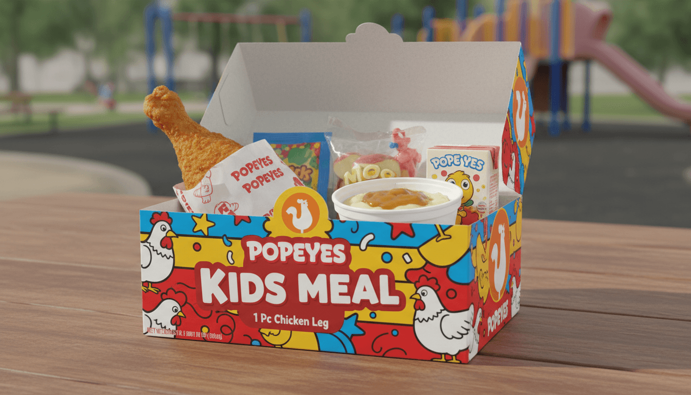 1Pc Chicken Leg Kids Meal at Popeyes - $5.49