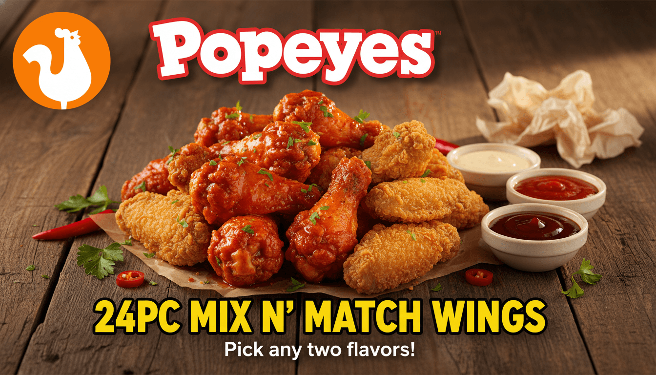 24Pc Mix N' Match Wings