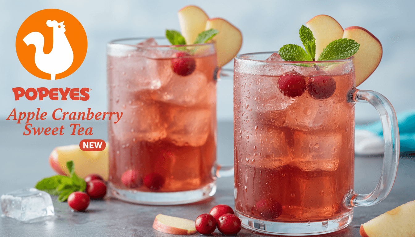 Large Apple Cranberry Sweet Tea