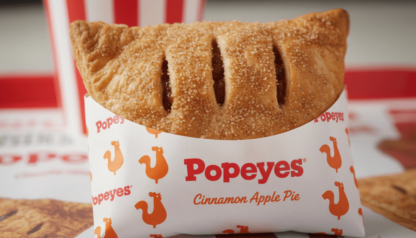 Cinnamon Apple Pie at Popeyes - $2.49