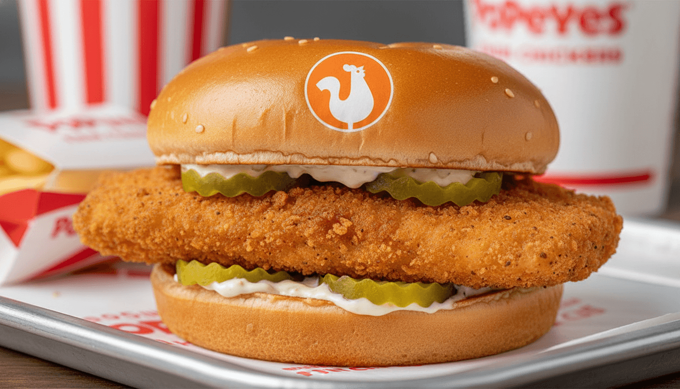 Flounder Fish Sandwich