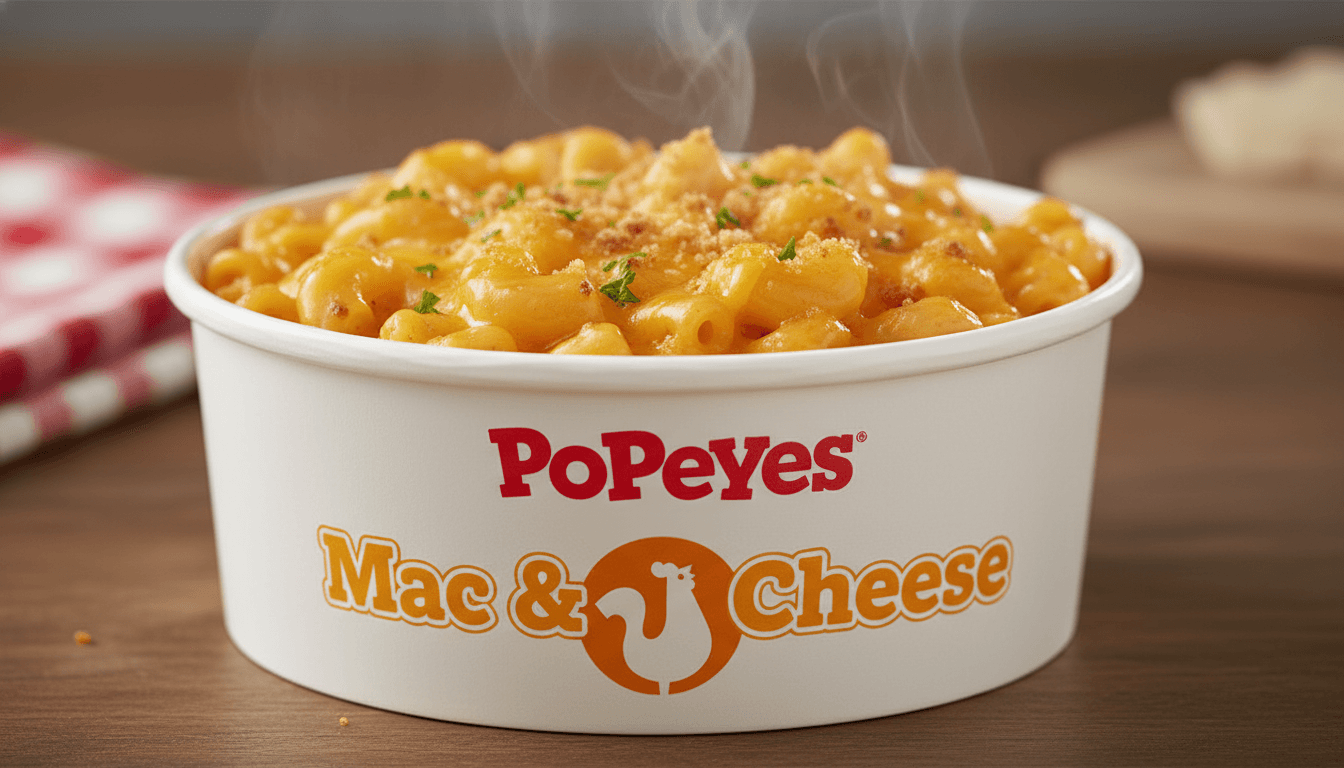 Mac & Cheese at Popeyes - $3.49