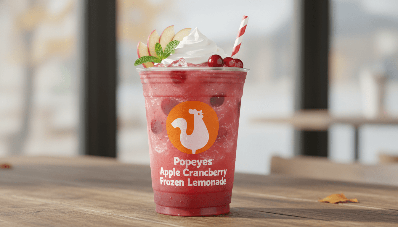 Apple Cranberry Frozen Lemonade