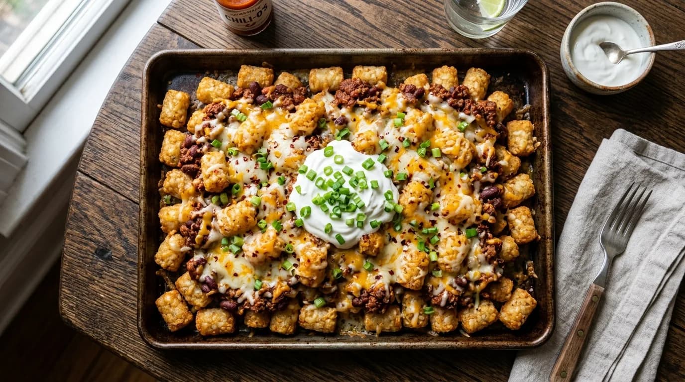 Chili Cheese Tots