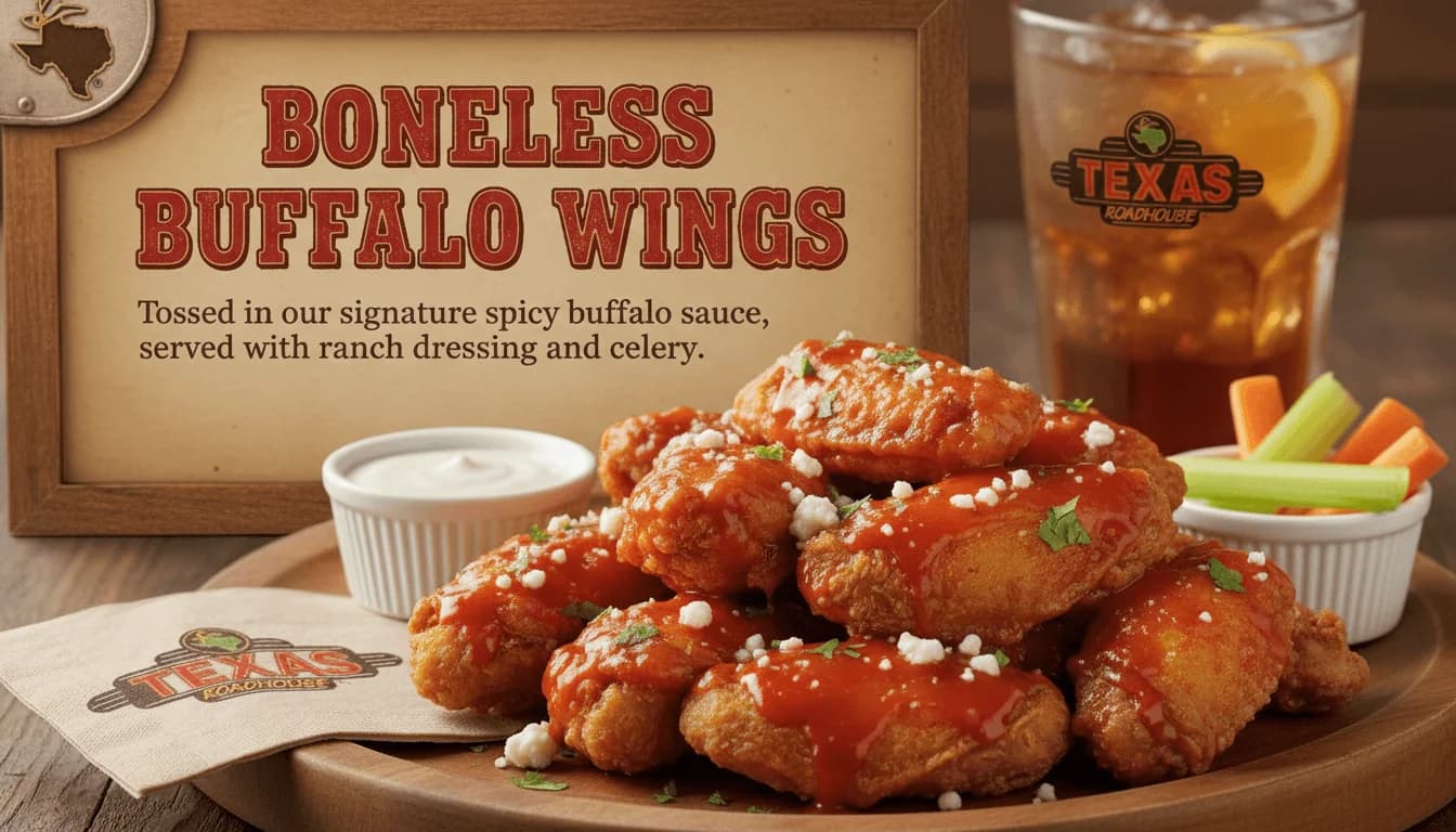Boneless Buffalo Wings at Texas Roadhouse - $11.99