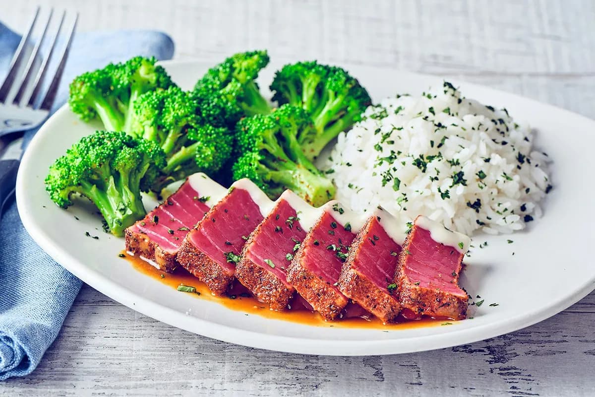 Pan-Seared Blackened Ahi Tuna