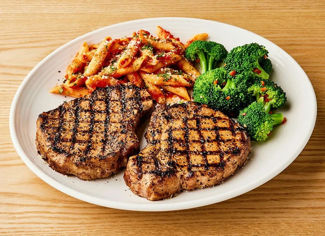 Tuscan-Grilled Pork Chop - Two Chops