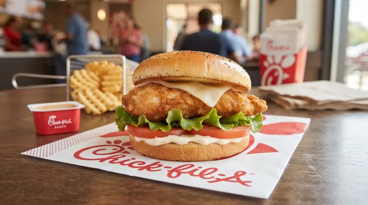 Chick-fil-A Deluxe Sandwich from the Chick-fil-A menu