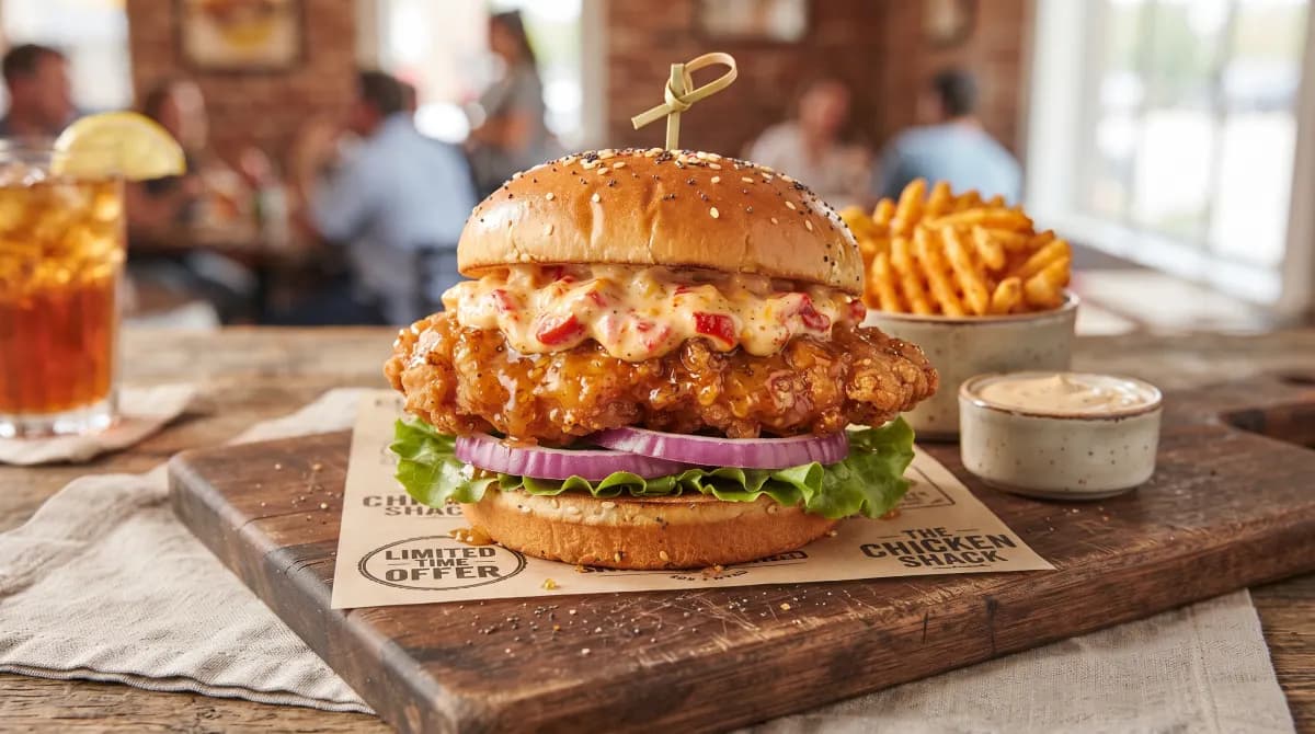 Honey Pepper Pimento Sandwich from the Chick-fil-A menu