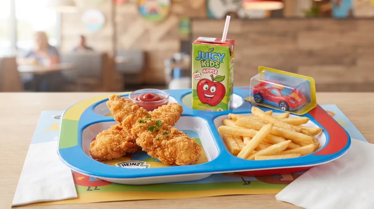 2 Count Chick-n-Strips Kid’s Meal from the Chick-fil-A menu