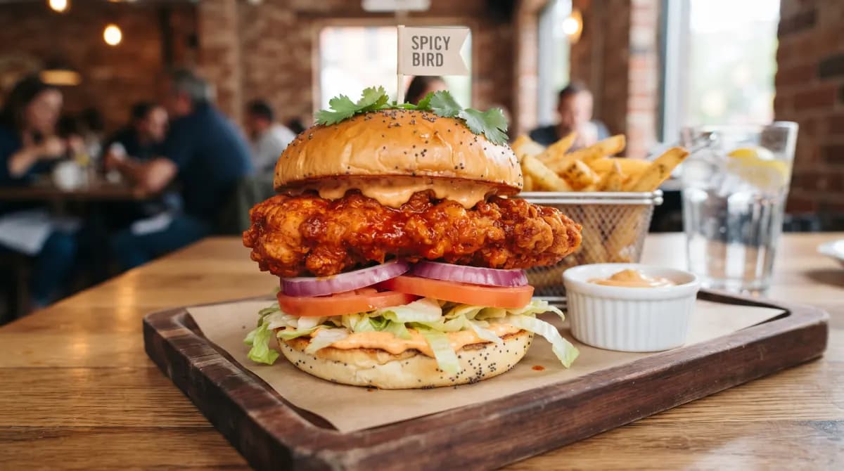 Spicy Deluxe Sandwich from the Chick-fil-A menu