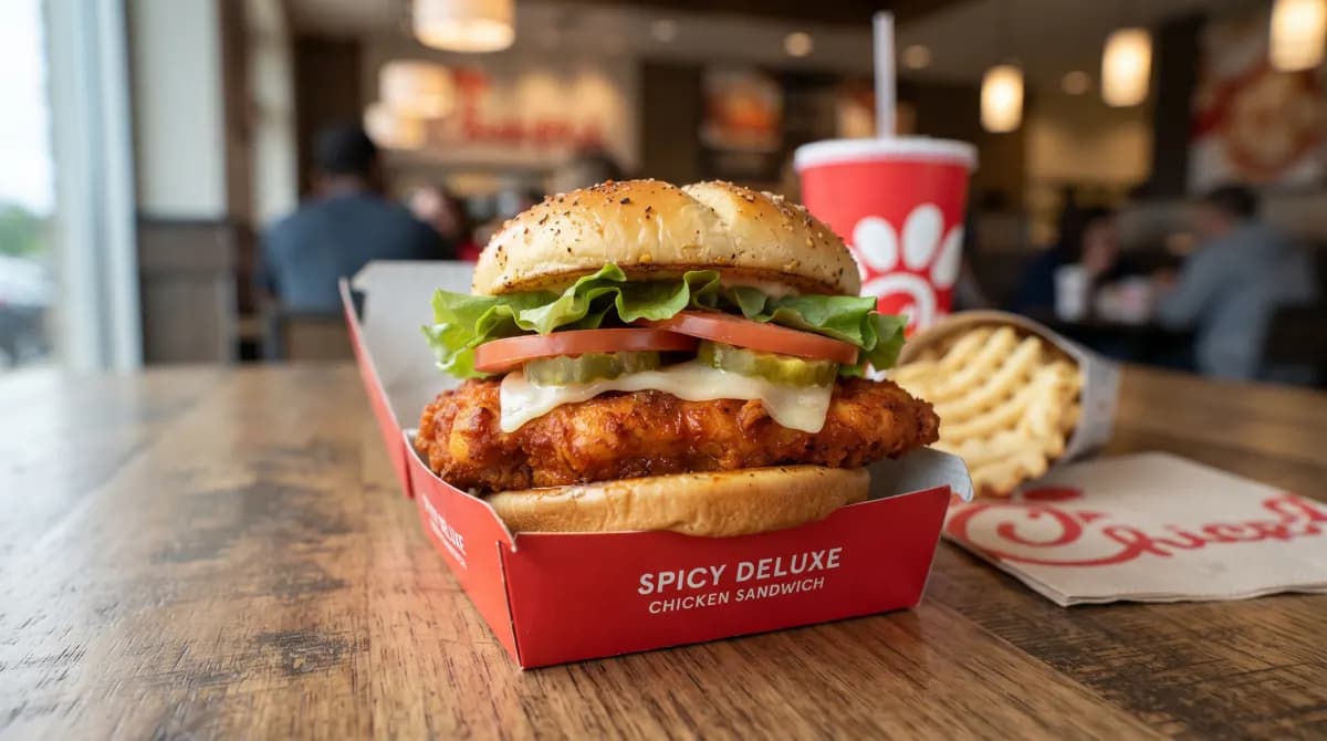 Spicy Chicken Sandwich from the Chick-fil-A menu