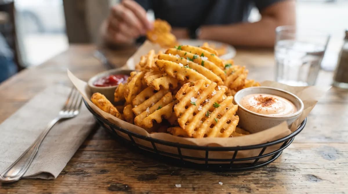 Waffle Potato Fries from the Chick-fil-A menu