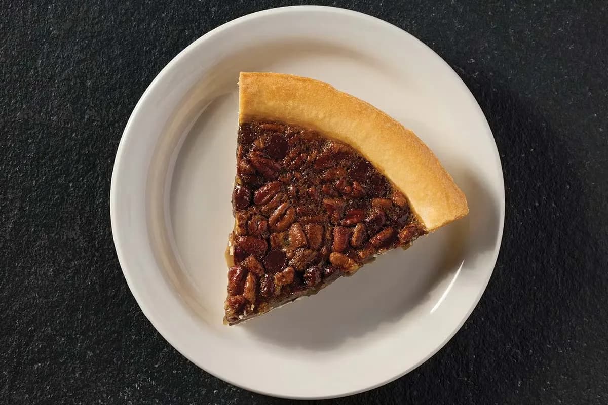 Chocolate Pecan Pie at Cracker Barrel