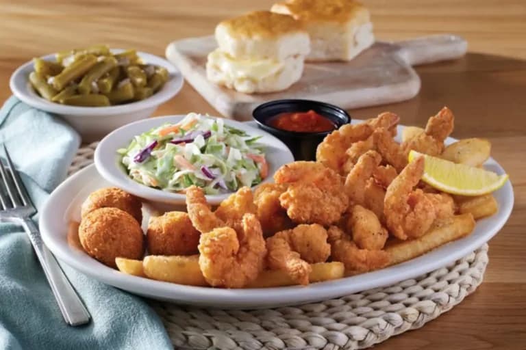 Country Fried Shrimp at Cracker Barrel