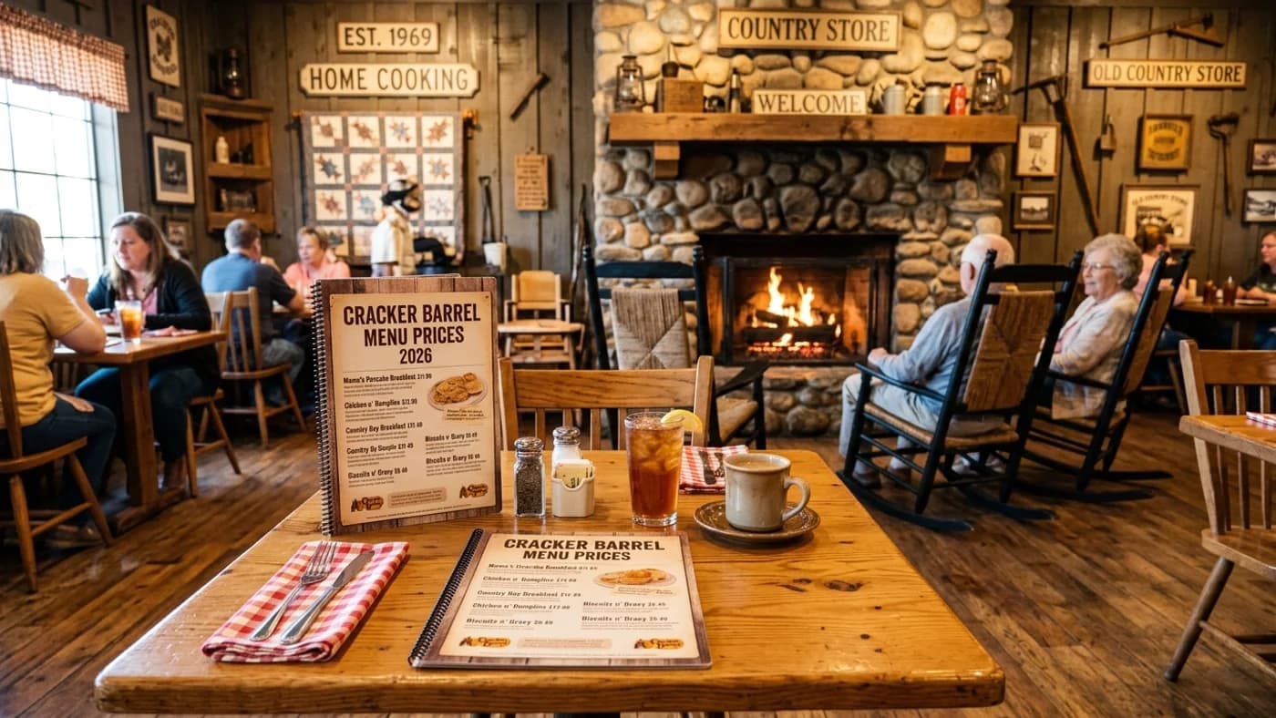 Cracker Barrel Menu Prices 2026: Breakfast All Day, $11.99 Dumplins