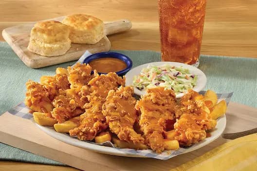 Golden Carolina BBQ Chicken Tenders at Cracker Barrel