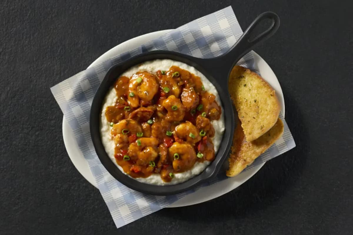 Monday: Shrimp n' Grits Skillet at Cracker Barrel