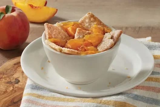 Peach Cobbler at Cracker Barrel