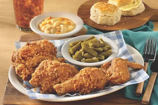 Southern Fried Chicken at Cracker Barrel