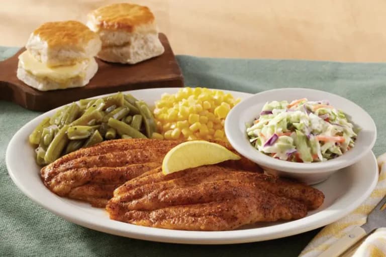 Grilled Catfish (2 Pieces) at Cracker Barrel