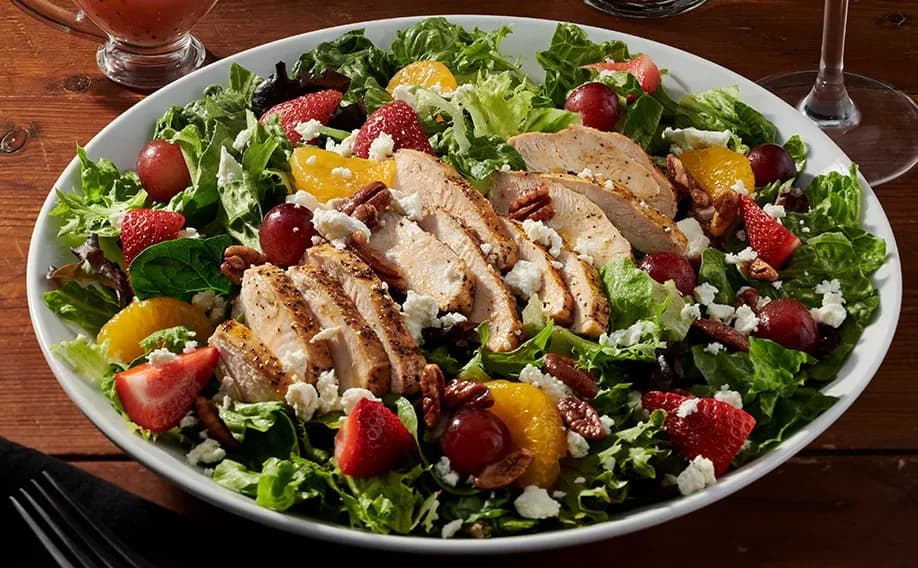 Grilled Chicken & Strawberry Salad at LongHorn Steakhouse with price