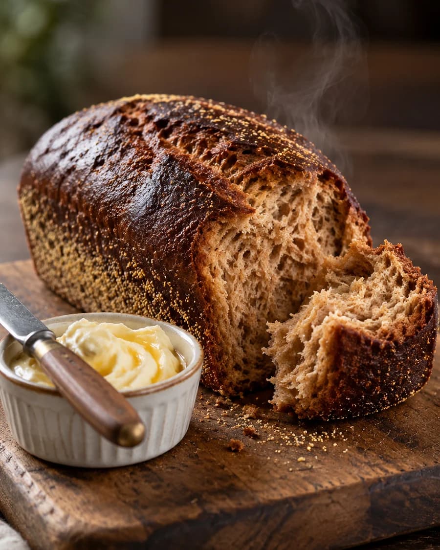 Outback Steakhouse Bread Recipe: Honey Wheat Bushman Bread