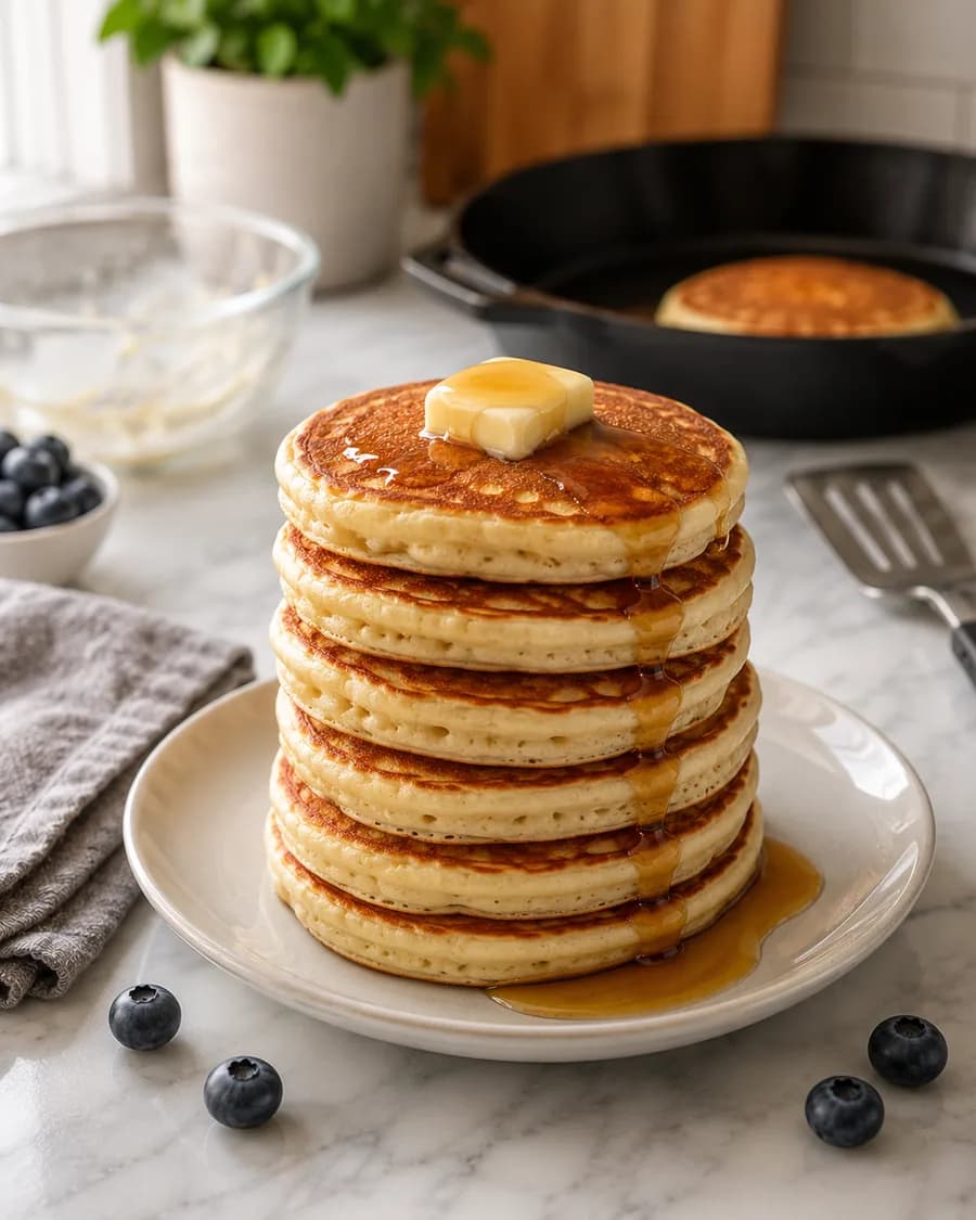 Fluffy Pancake Recipe (Tall and Light)