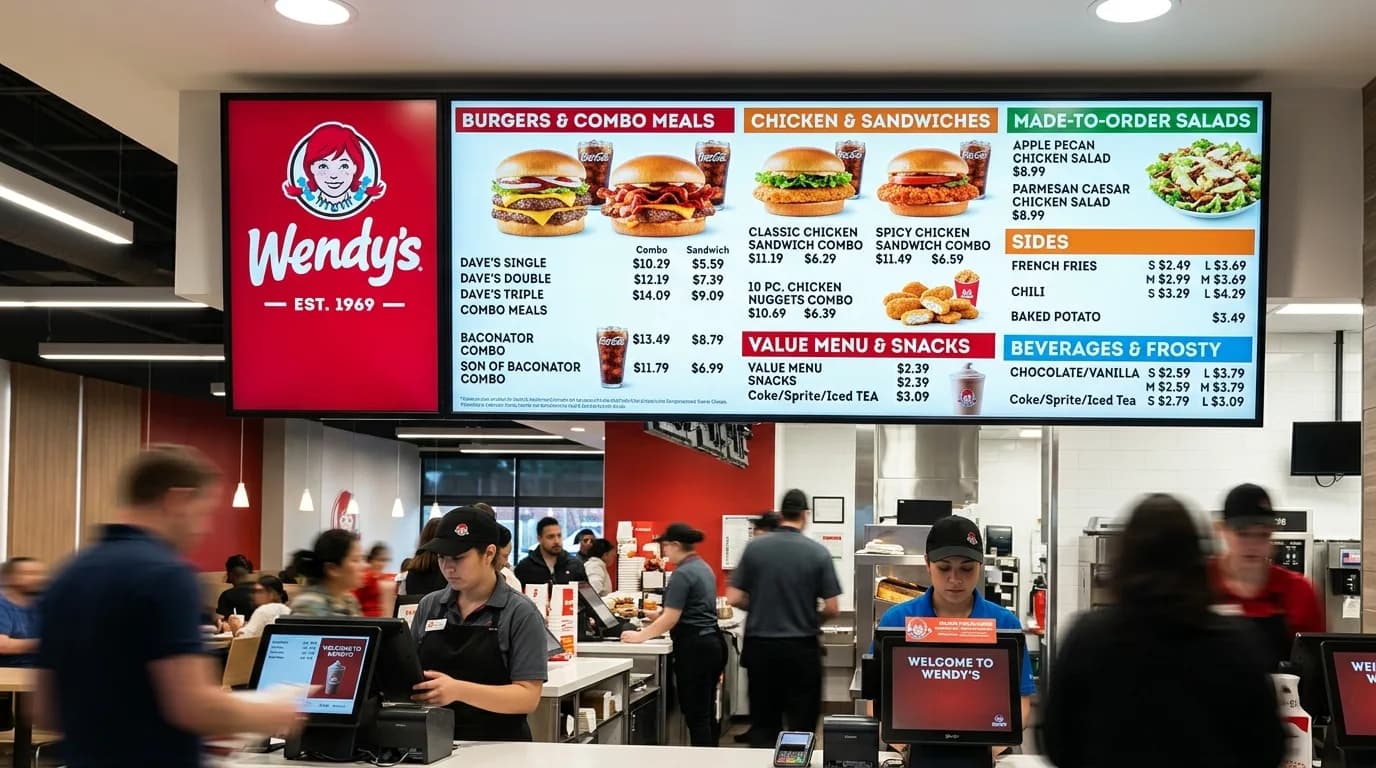 Wendy's Menu Prices 2026: Biggie Bag $5 & More