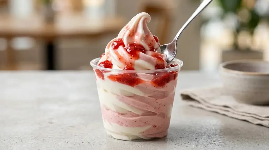 Strawberry Frosty Swirl at Wendy's with price