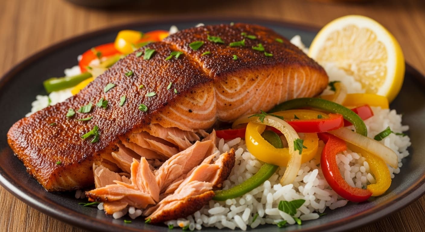 Blackened Cajun Salmon