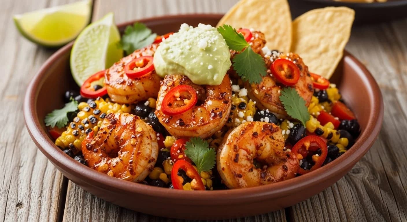 Tex-Mex Shrimp Bowl