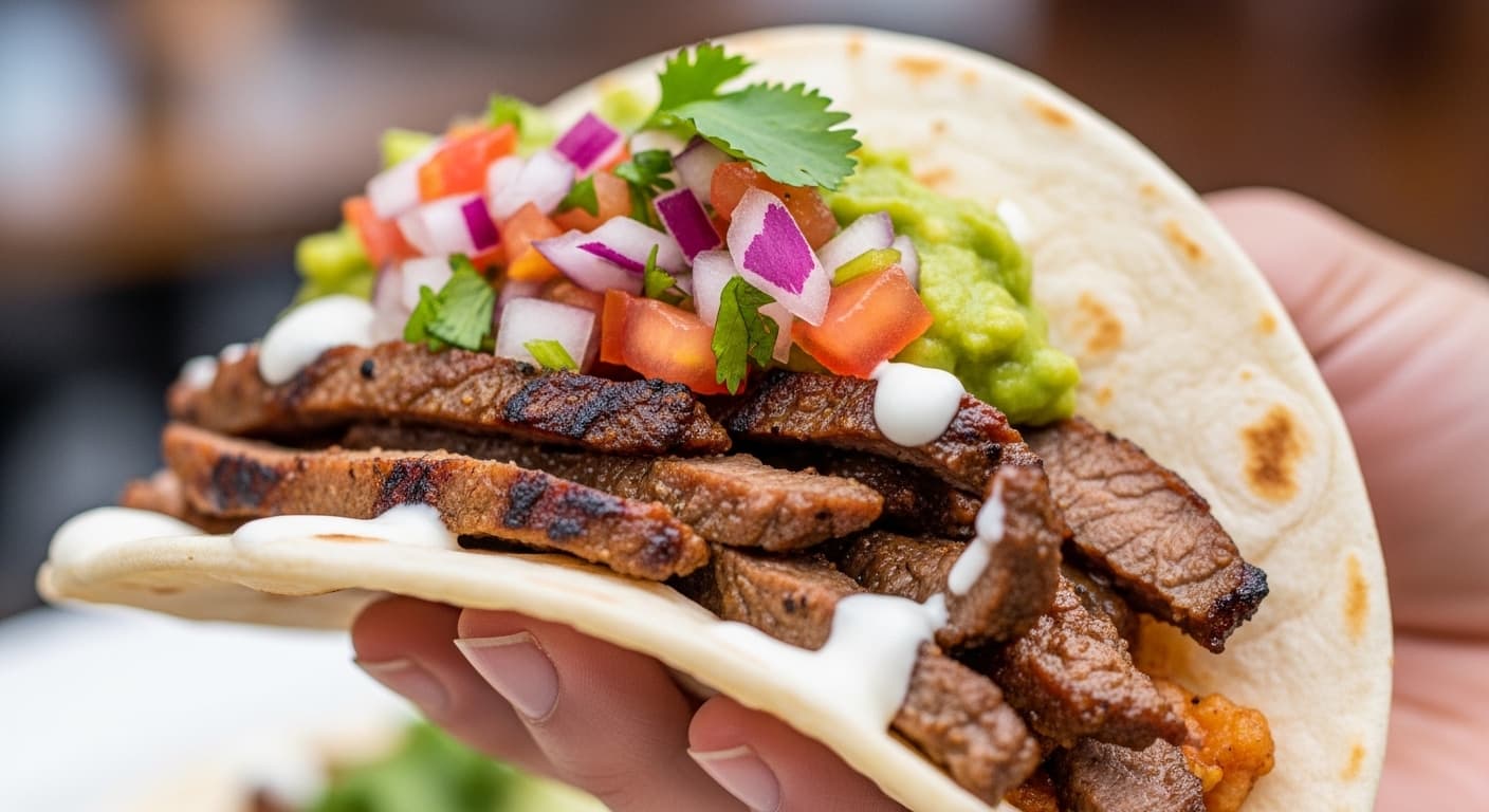 Carne Asada Soft Taco
