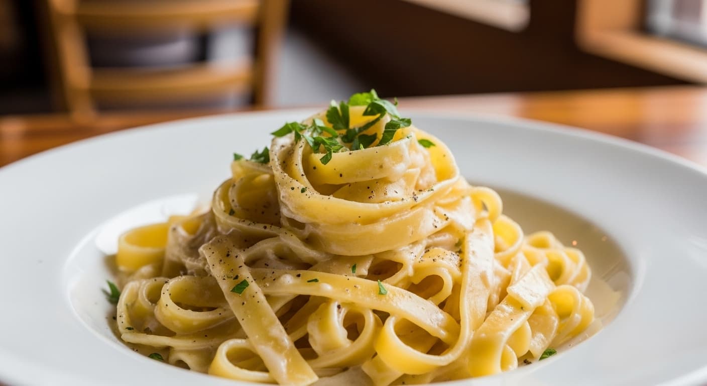 Fettuccine Pasta at Olive Garden - Included
