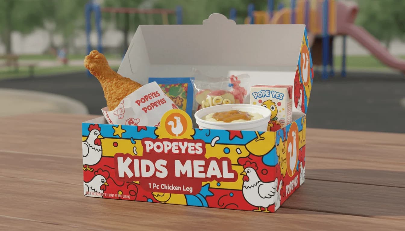1Pc Chicken Leg Kids Meal