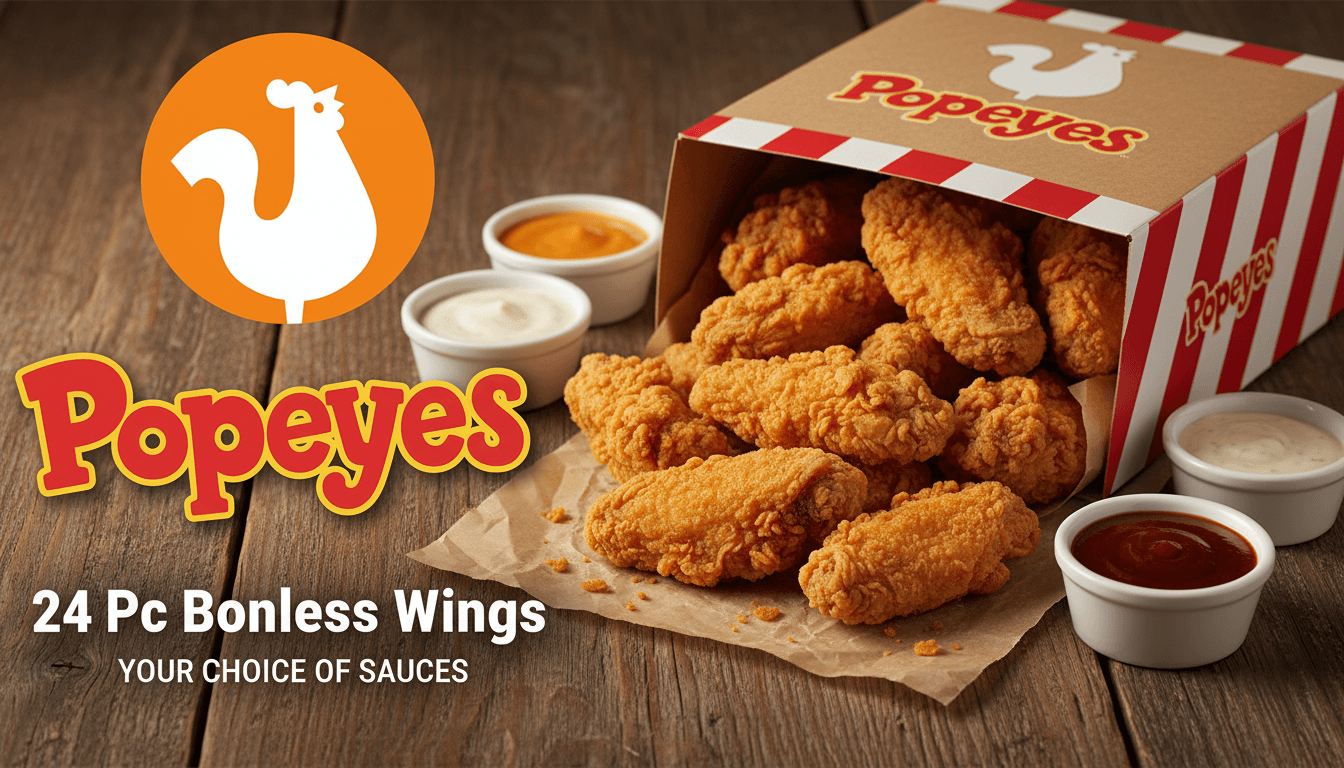 24Pc Boneless Wings