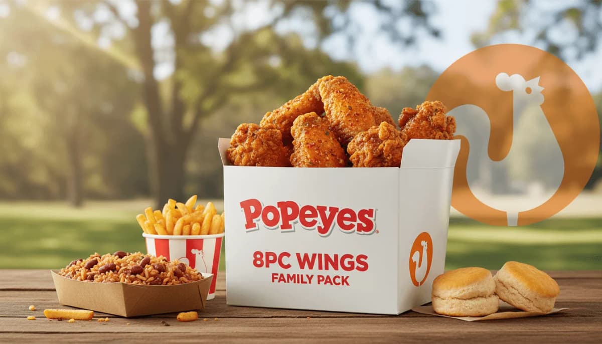 8 Piece Wings Family Pack