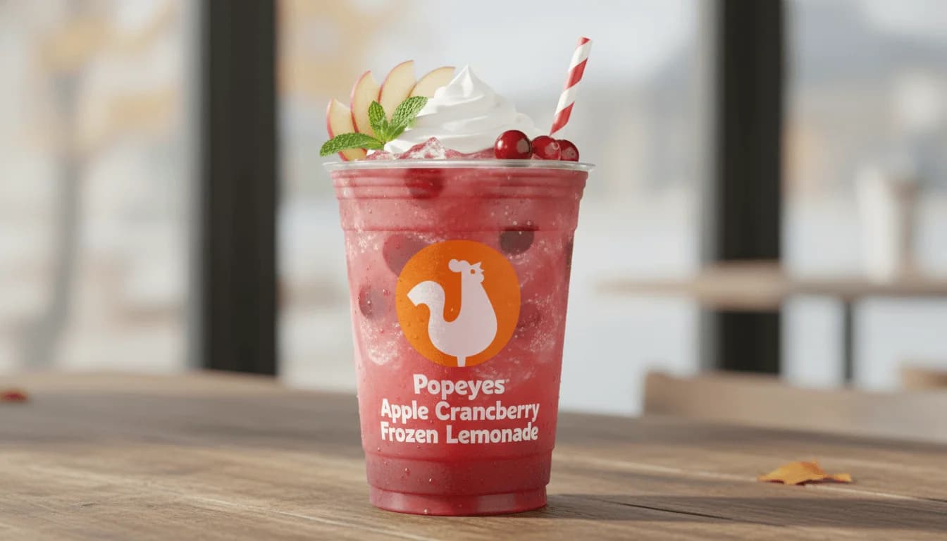 Apple Cranberry Frozen Lemonade