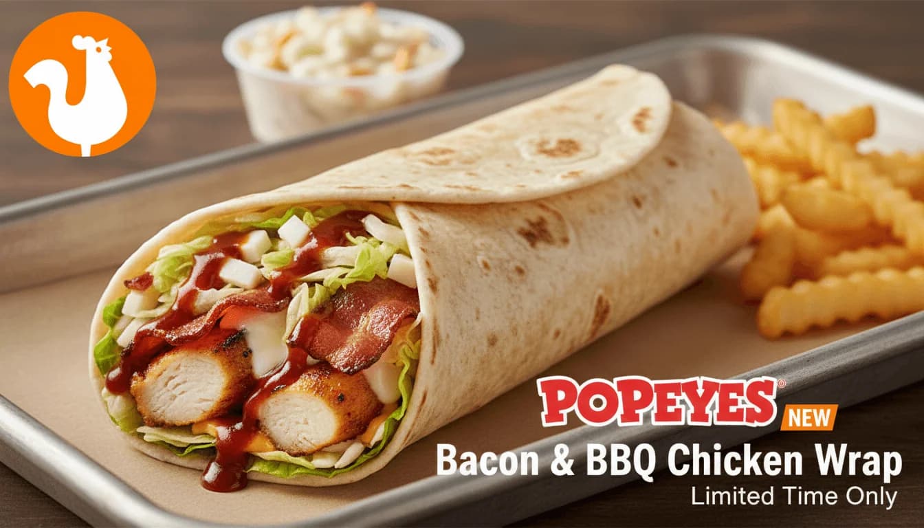 Bacon & BBQ Chicken Wrap