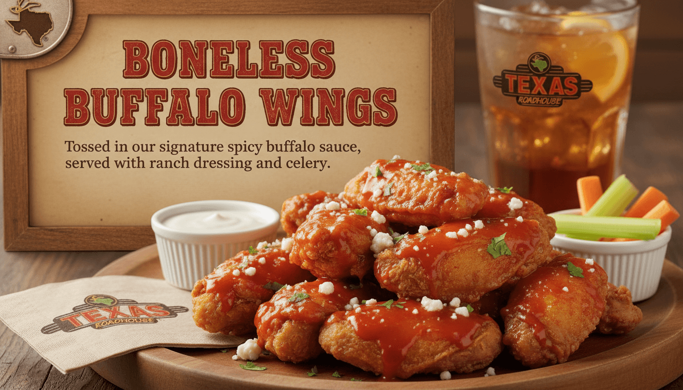 Boneless Buffalo Wings at Texas Roadhouse - $11.99