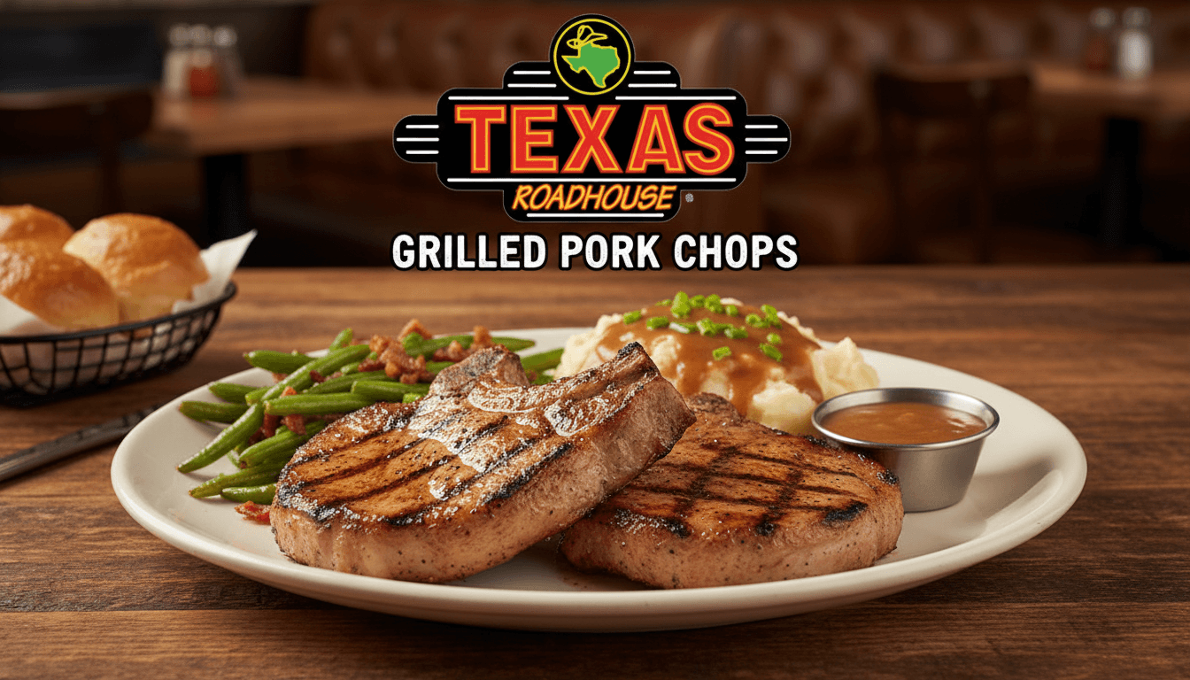 Grilled Pork Chops at Texas Roadhouse - $16.99